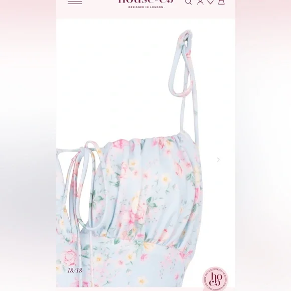 House of CB Raphael Flower Dress- Small - Picture 5 of 11